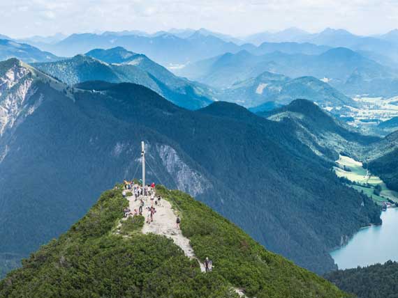Mountains and lake