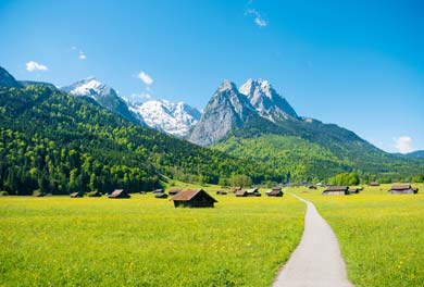 Garmisch Partenkirchen alps Germany