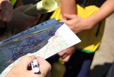 Topographic map