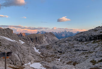 Panorama of the Dolomites