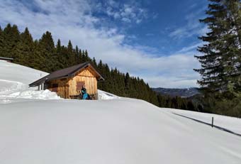 Snowshoeing