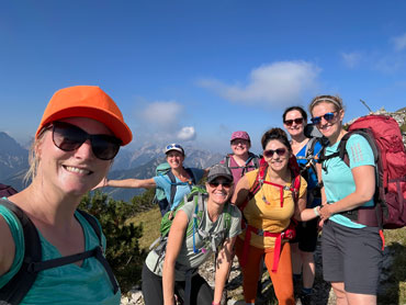 Mountain hiking