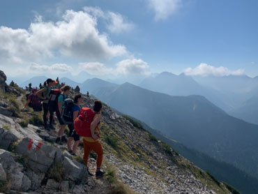 Mountain hiking