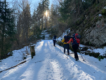 Mountain hiking