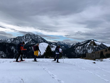 Mountain hiking