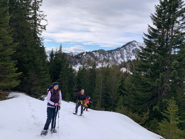 Mountain hiking
