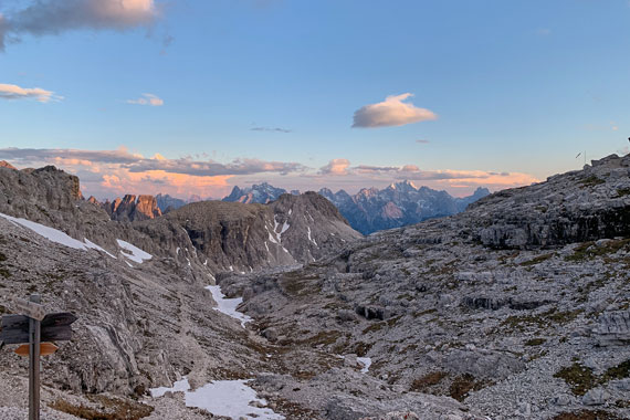 Panorama of the Dolomites