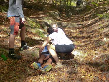 First Aid Outdoor training