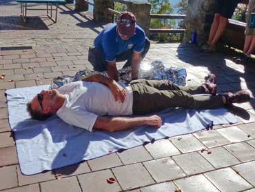 First Aid Outdoor training