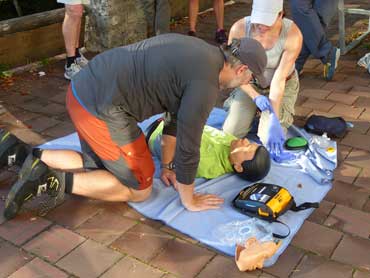 First Aid Outdoor training