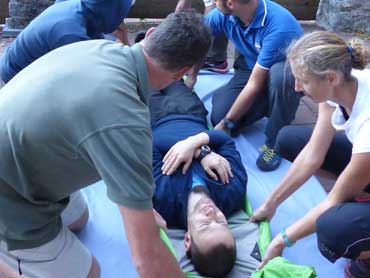 First Aid Outdoor training