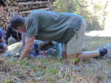 First Aid Outdoor training