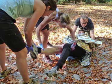 First Aid Outdoor training