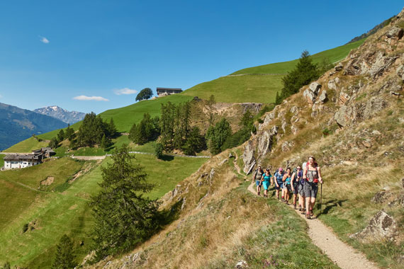 Hiker in the mountains