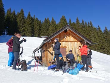 Snowshoeing in the Bavarian Alps