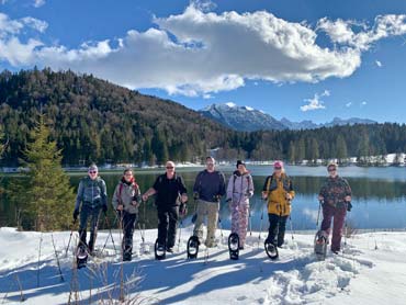 Snowshoeing in the Bavarian Alps