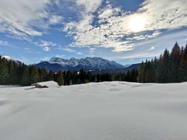 Snowshoeing in the Bavarian Alps