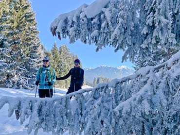 Snowshoeing in the Bavarian Alps