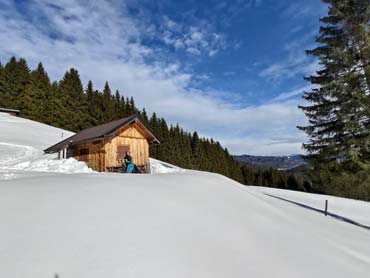 Snowshoeing in the Bavarian Alps