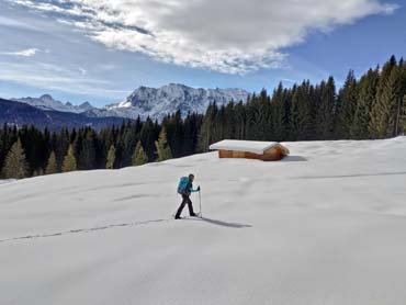 Snowshoeing in the Bavarian Alps