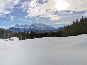 Snowshoeing in the Bavarian Alps