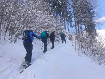 Snowshoeing in the Bavarian Alps