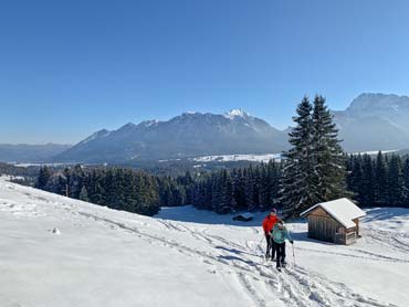 Snowshoeing in the Bavarian Alps