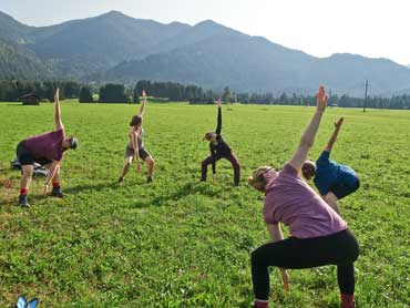 Women during training